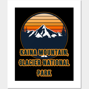 Kaina Mountain, Glacier National Park Posters and Art